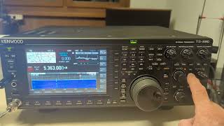 Kenwood TS890 Perfect Noise Blanker against Line Noise [upl. by Hovey838]