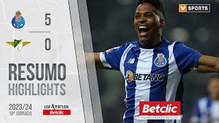 Resumo FC Porto 50 Moreirense Liga 2324 18 [upl. by Atika]