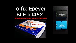 To fix Epever BLE Bluetooth Adapter Problem with contact [upl. by Ahseikal]