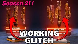 NEW APEX LEGENDS FREE HEIRLOOM GLITCH SEASON 21 [upl. by Lapotin]