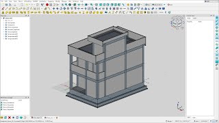 FreeCAD House  Tamponature [upl. by Ardnaed825]