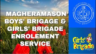 Magheramason Boys amp Girls Brigade Enrolement Service [upl. by Analra]