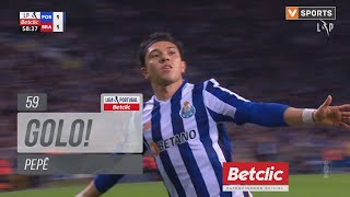 Golo Pepê FC Porto 21 Braga Liga 2425 8 [upl. by Oirottiv796]