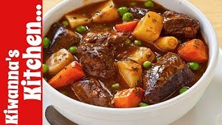 Easy Hearty Beef Stew Recipe HOW TO MAKE HOMEMADE BEEF STEW [upl. by Blalock]