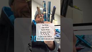 4 pen vs 40 pen vs 400 pen vs 4000 pen fountainpen [upl. by Rengia]