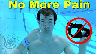 How to swim underwater without holding your nose  No more pain [upl. by Asserac257]