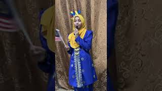 NUR A’AFIA EMELDA BINTI MOHD SUHAFIZ D343249 PPM CAWANGAN KELANTAN NYANYIAN LAGU JALUR GEMILANG [upl. by Smith]