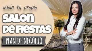 Como Poner un SALON DE FIESTAS  Negocio RENTABLE [upl. by Zwick207]