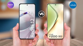 ViVO Y200 5G Vs Redmi 12 5G Full Comparison [upl. by Artemisa]