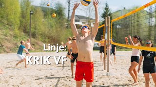 KRIK Volleyball og flyt  Linje på Sagavoll [upl. by Kcirtap]