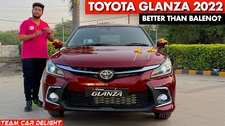 Toyota Glanza 2023  Walkaround with On Road Price New Interiors  Glanza Top Model 2023 [upl. by Nugent794]