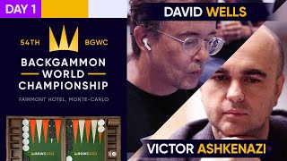 54th Backgammon World Championship  Day 1  Monte Carlo Open  Main  Rnd of 64 [upl. by Leibrag637]