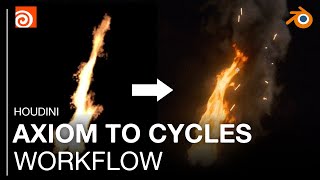 HOUDINI AXIOM Pyro Workflow  Houdini  Cycles  After Effects [upl. by Nealon]