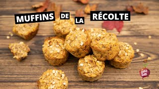 Muffins des récoltes 🍁Recette muffins carottes pommes La petite bette [upl. by Alma]