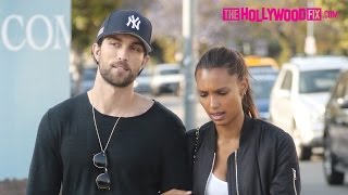 Jasmine Tookes amp Tobias Sorensen Go Shopping At Fred Segal In West Hollywood 51616 [upl. by Anihsit336]