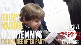 Jeremy Maguire ModernFamily interviewed after 2017 Emmys at FOX Nominee AfterParty Emmys [upl. by Aloap]