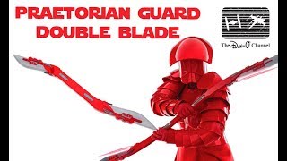 Star Wars The Last Jedi  Disney Store Elite Praetorian Guard Double Blade  The DanO Channel [upl. by Llewsor]