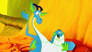 QUEST FOR CAMELOT Clip  quotDragon Chase Scenequot 1998 [upl. by Nadab]