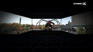 Experience 270° of SpiderMan No Way Home in ScreenX at Cineworld [upl. by Sivie]