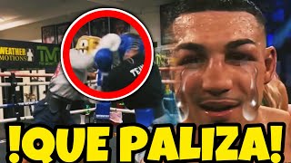 Canelo Álvarez Vs Teófimo López Pelea Sparring Canelo Le Da Una Paliza a Teofimo López😱 [upl. by Bailey]