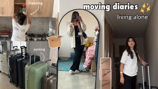 MOVE OUT WITH ME FOR UNIVERSITY 🏫جيت نسكن بوحدي و خليت دارنا🥹Room tour 🏠💕STUDENT HOUSE [upl. by Einwat]