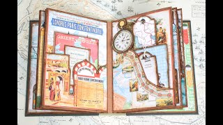 Orient Express handmade scrapbook [upl. by Neira]