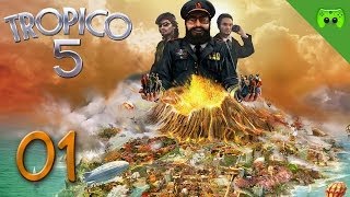 Tropico 5  01  Diktator Battle «» Lets Play Tropico 5  FULLHD [upl. by Saundra]