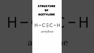 structure of acetylene shorts youtubeshorts shortsviral chemistry by kdsir [upl. by Noral]