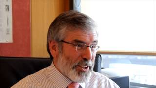 TheJournalie Gerry Adams on his Twitter use [upl. by Ansaev646]