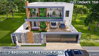 Explore a STUNNING 3Bedroom Modern Home with a Pool [upl. by Cristine592]