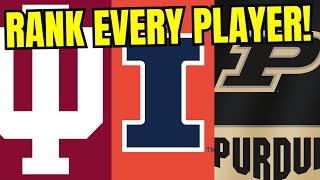 Ranking every player on Illinois Purdue and Indiana [upl. by Inneg]