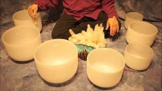 Note CRoot Chakra Crystal Bowl Meditation10 min [upl. by Acemat]