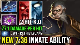 NEW 736 Innate Ability Apex Predator 2 Hit Delete Wolf Army 771 Damage Per Hit Lycan Dota 2 [upl. by Cline33]