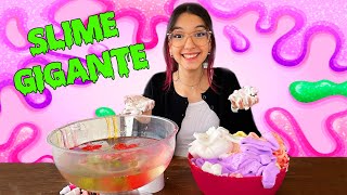 FAZENDO UMA SLIME GIGANTE COM MINHAS COLAS ANTIGAS  Luluca [upl. by Namyac733]