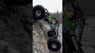 Blacksheep chassis FAFO pulling a hard break over line at corbin park in north idaho rccrawler [upl. by Dickson]