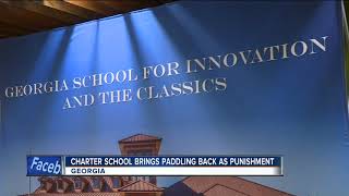 Georgia charter school reinstating controversial paddling policy [upl. by Talie287]