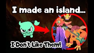 ISLAND WITH MONSTERS I DONT LIKE  My Singing Monster Fanmade [upl. by Loos200]