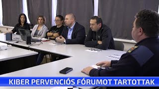 Kiber prevenciós fórumot tartottak [upl. by Anyrtak488]