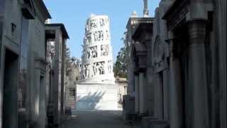 TOMBA DELLA FAMIGLIA ANTONIO BERNOCCHI AL MONUMENTALE DI MILANO  332012 [upl. by Wachtel]