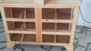 COMMENT FAIRE UNE COMMODE EN BOIS Pedro Aguero [upl. by Enidlarej]