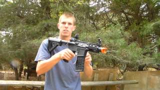 GampG Armament Fire Hawk CQB M4 Airsoft Review [upl. by Arahc13]