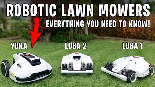 LUBA 2 vs YUKA vs LUBA 1 Robotic Lawn Mower Everything You Need To Know [upl. by Wilkins]