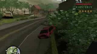 gta san andreas police chase [upl. by Ahseket]