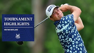 Viktor Hovland Extended Tournament Highlights  2024 PGA Championship [upl. by Britta]