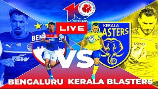 BENGALURU VS KERALA BLASTERS LIVE  ISL 202425 MATCH  FULL MATCH TODAY  EFOOTBALL SIMULATION [upl. by Ainoet]