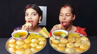 PANI PURI CHALLENGE EATING SHOW  SPICY FUCHKA  PUCHKA COMPETITION  GOLGAPPA KHAWAR BAJI [upl. by Adnihc]