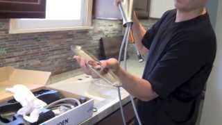 How to install a Kitchen Faucet StepbyStep [upl. by Ppilihp252]