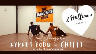 Appadipodu Song Dance  Gilli  Tamil choreography Featuring Simran Sivakumar  Workshop [upl. by Opalina]