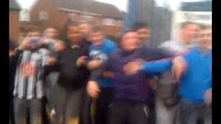 Halesowen Town Fans Singing Outside The Grove [upl. by Emersen654]