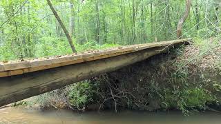 Bridge build with utility poles [upl. by Infield518]